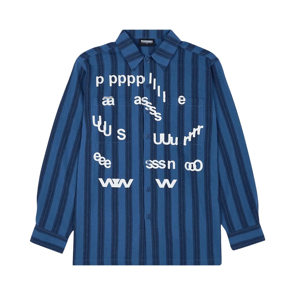 Pleasures Shell Workshirt Blue