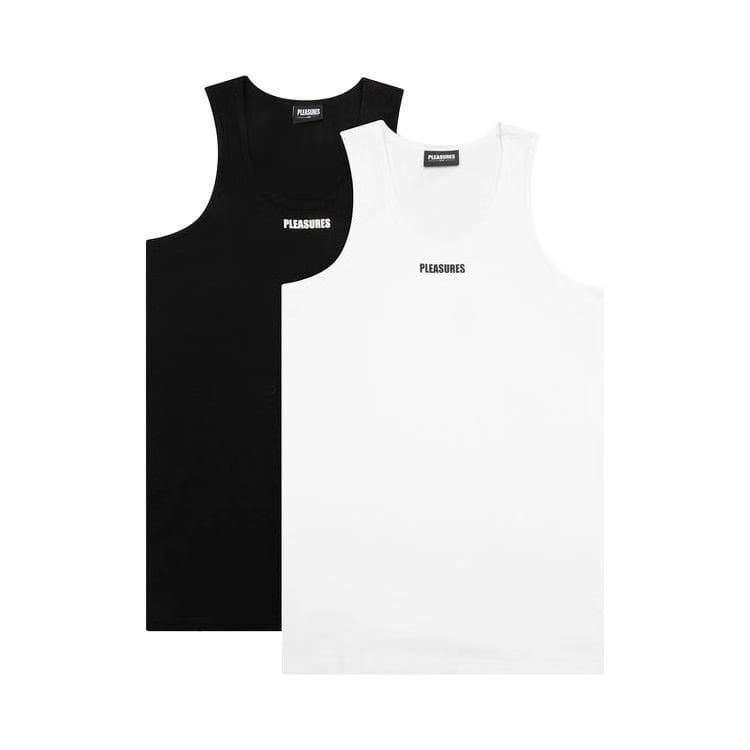 Pleasures Standard Tank Top Black/White