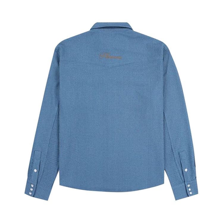 Pleasures Hive Western Shirt Blue