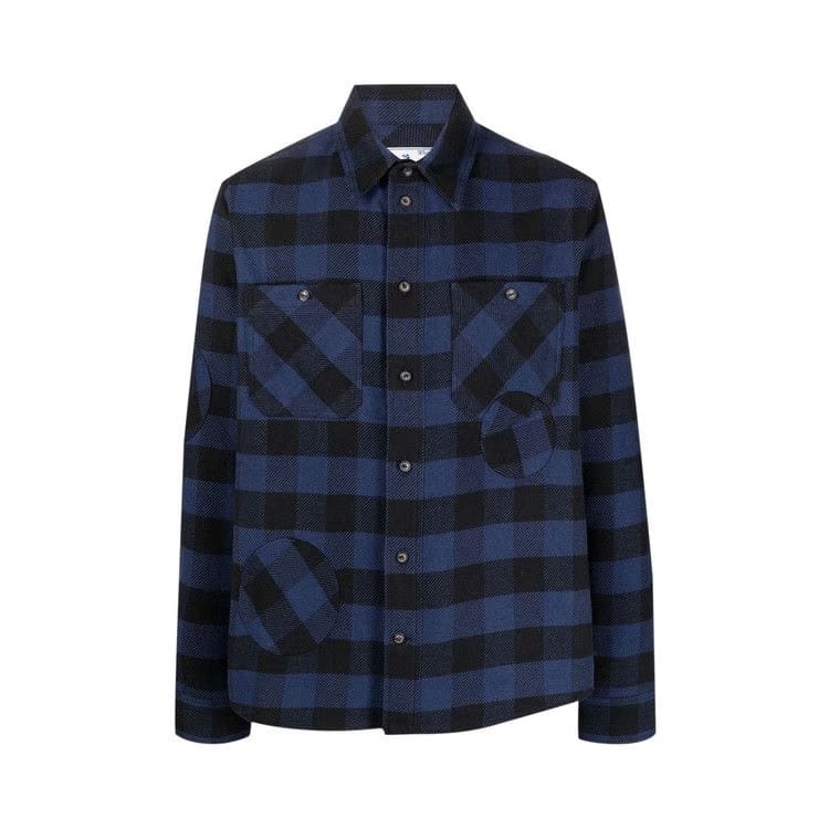 Off-White Special Flannel Shirt Light Grey