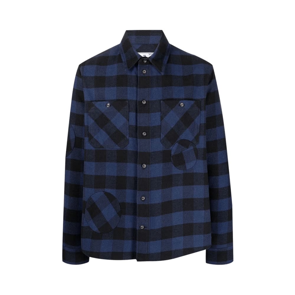 Off-White Special Flannel Shirt Light Grey