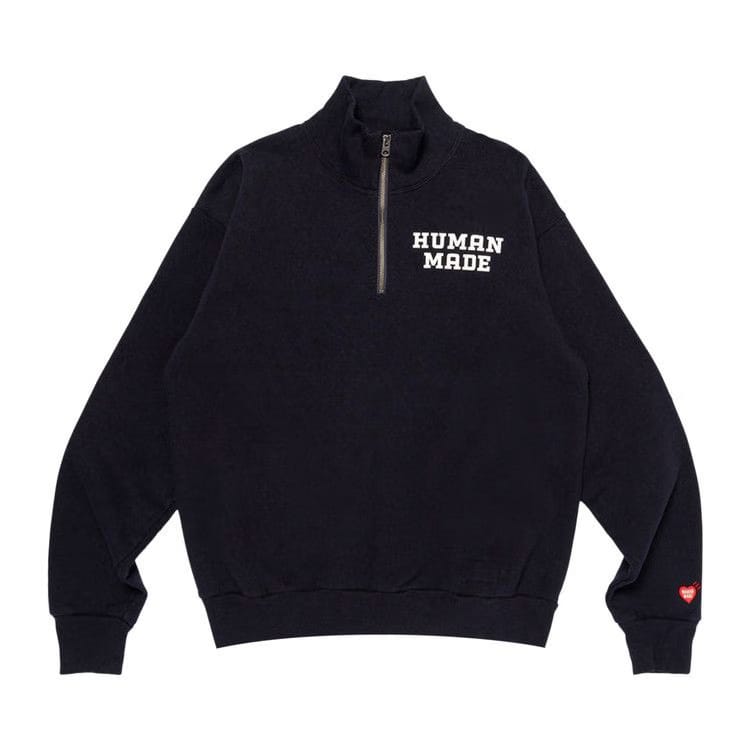 Human Made Half Zip Sweatshirt Navy
