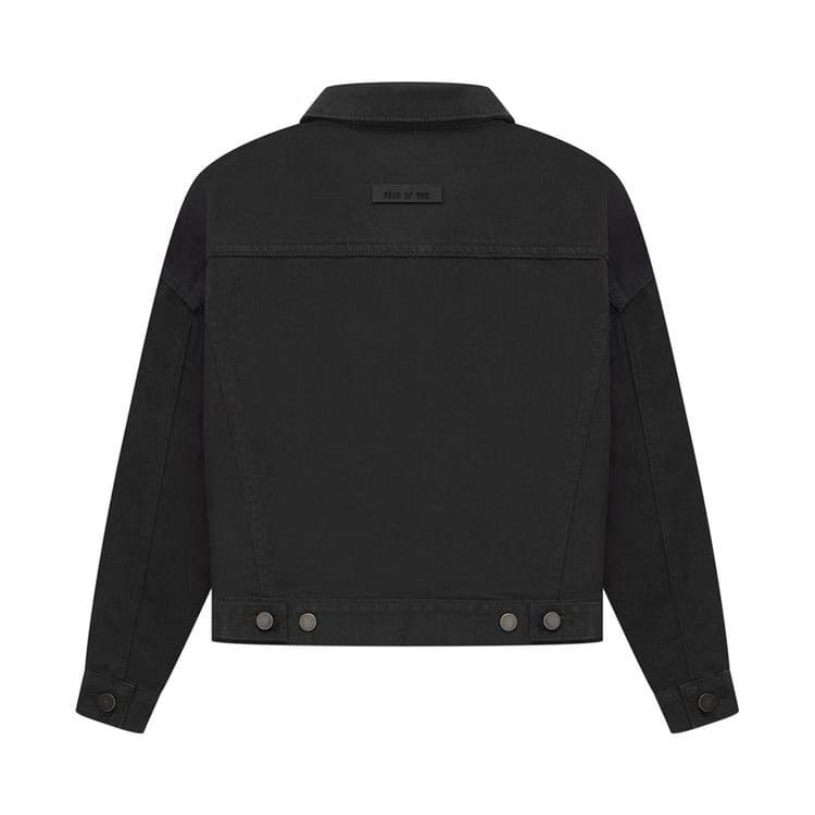 Fear of God Essentials Kids Denim Jacket Black