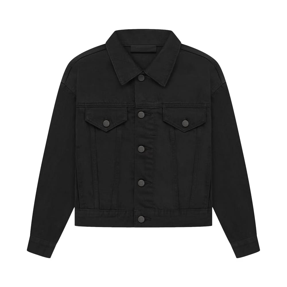 Fear of God Essentials Kids Denim Jacket Black