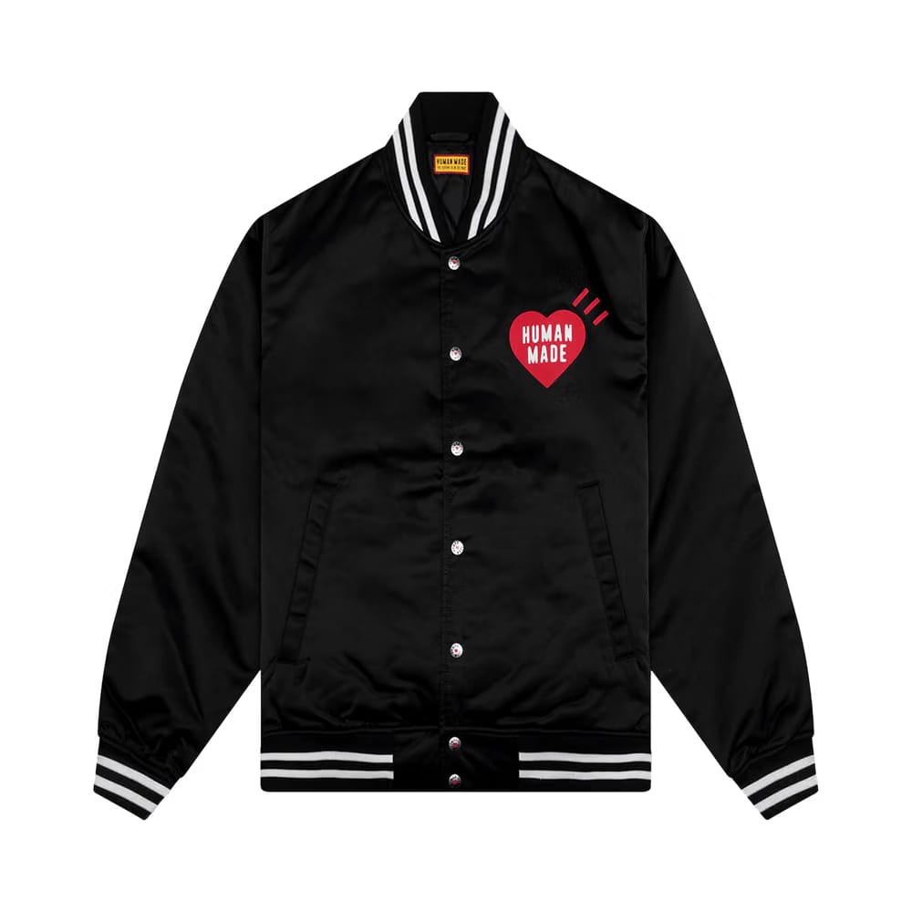 Human Made Nylon Stadium Jacket Black