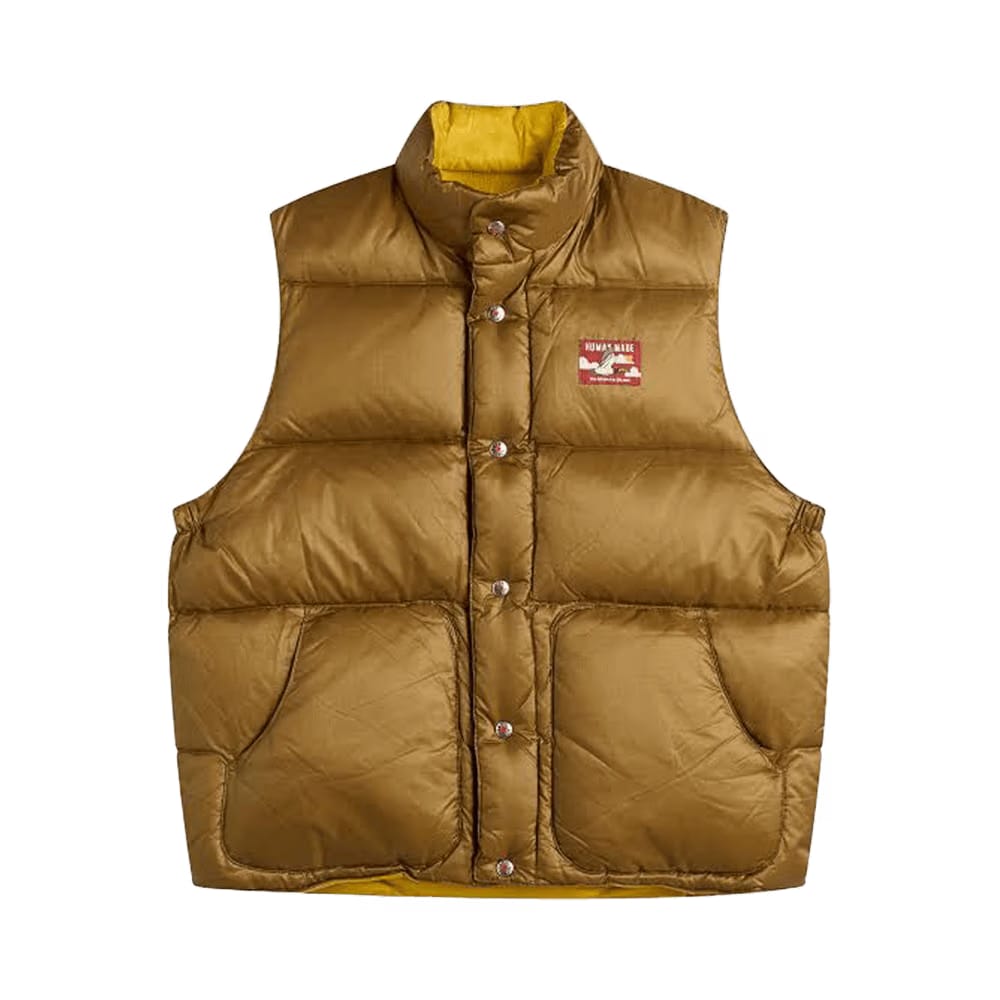 Human Made Reversible Down Vest Olive Drab