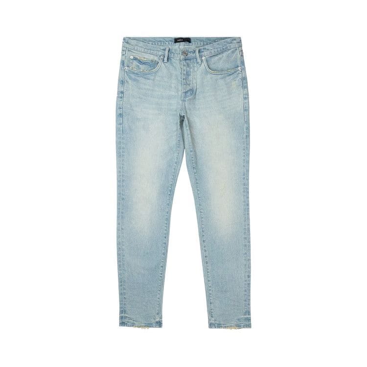 PURPLE BRAND 80s Low Rise Skinny Jeans Light Indigo