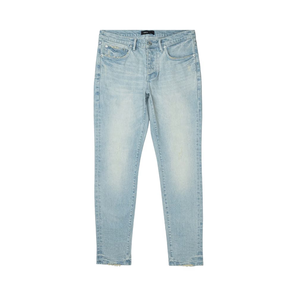 PURPLE BRAND 80s Low Rise Skinny Jeans Light Indigo