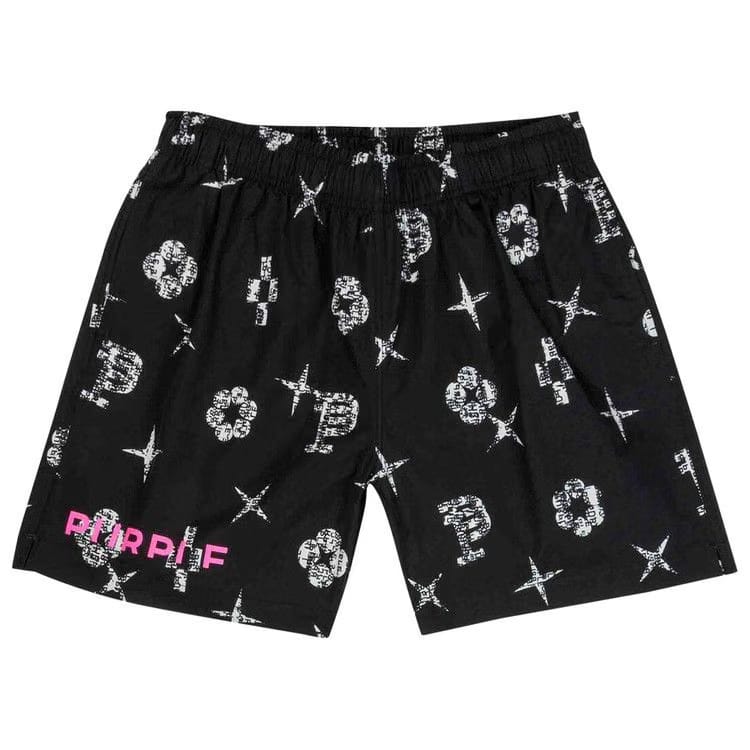 PURPLE BRAND All Around Shorts Black