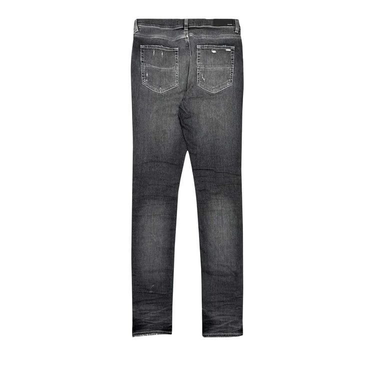 Amiri MX1 Leather Jean Storm Grey