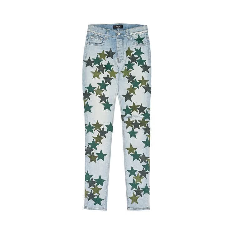 Amiri Chemist Skinny Jeans Light Indigo
