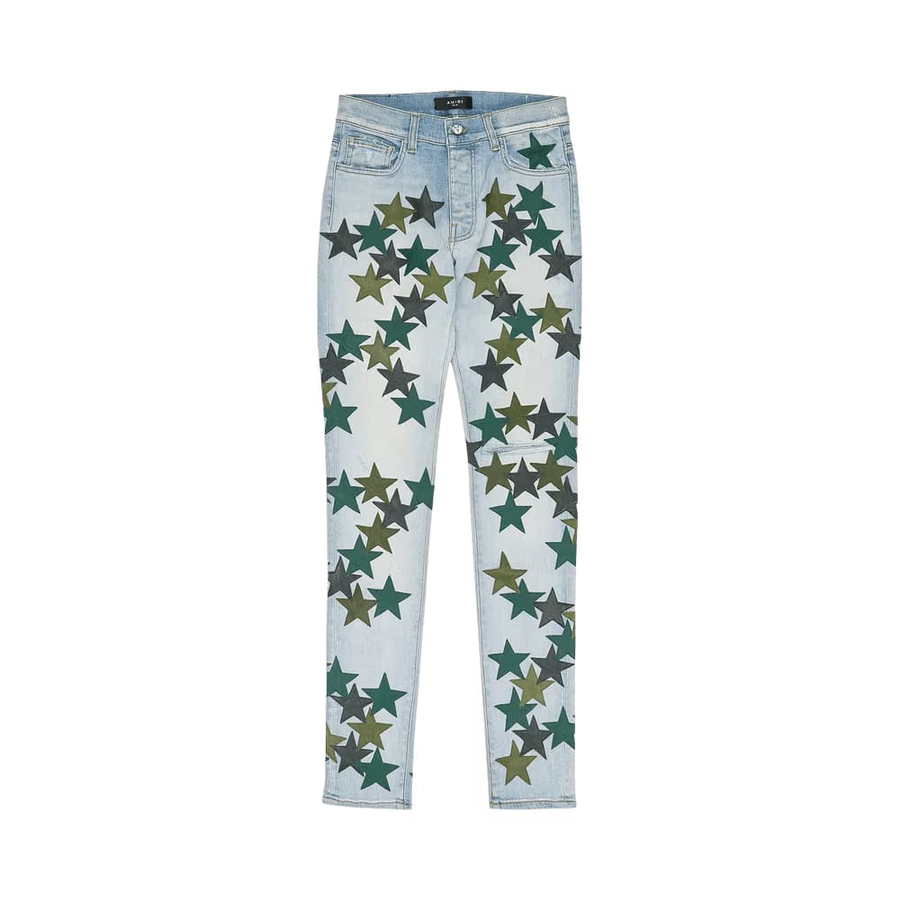 Amiri Chemist Skinny Jeans Light Indigo