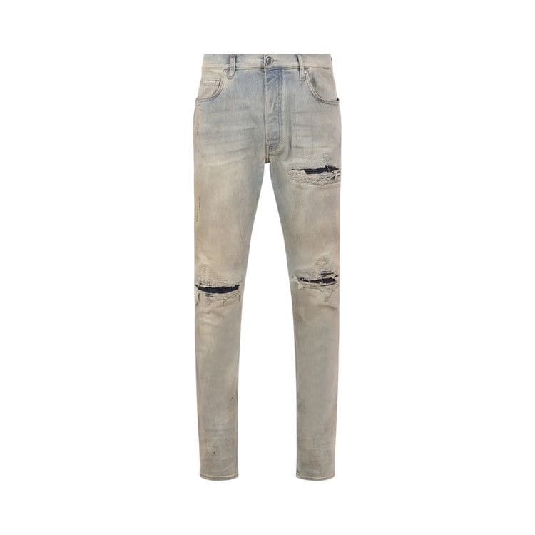 Amiri Suede MX1 Jean Perfect Antique Indigo