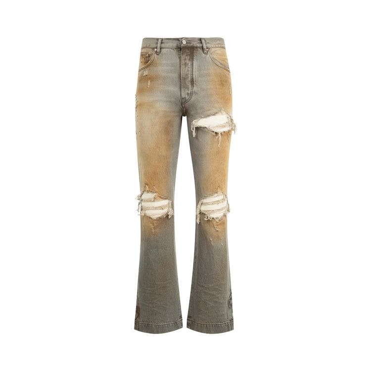 Amiri MX1 Straight Flare Jean Rust Indigo