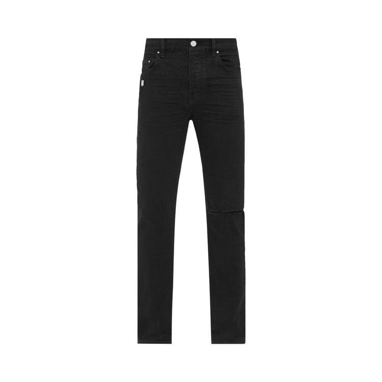 Amiri Slash Slim Jean Black
