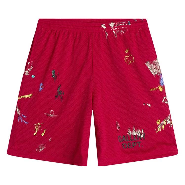 Gallery Dept. Studio Gym Shorts Red