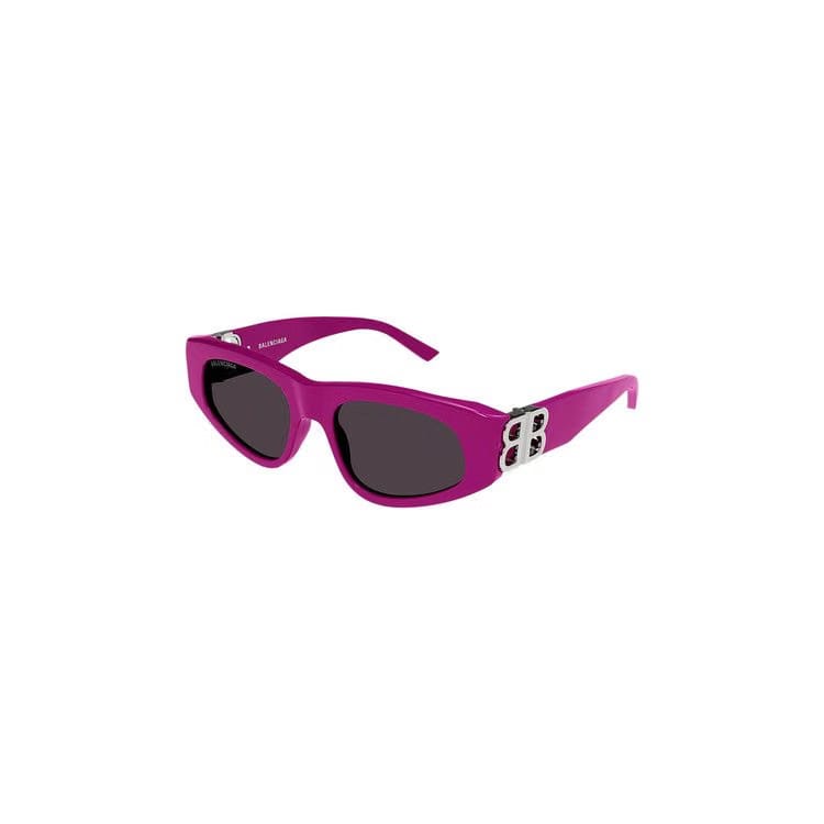 Balenciaga Cat Eye Sunglasses Fuchsia/Silver/Grey