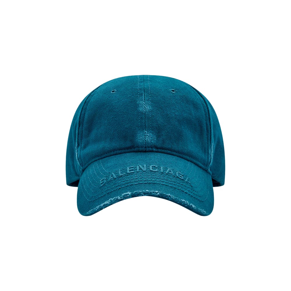 Balenciaga Logo Visor Cap Petrol