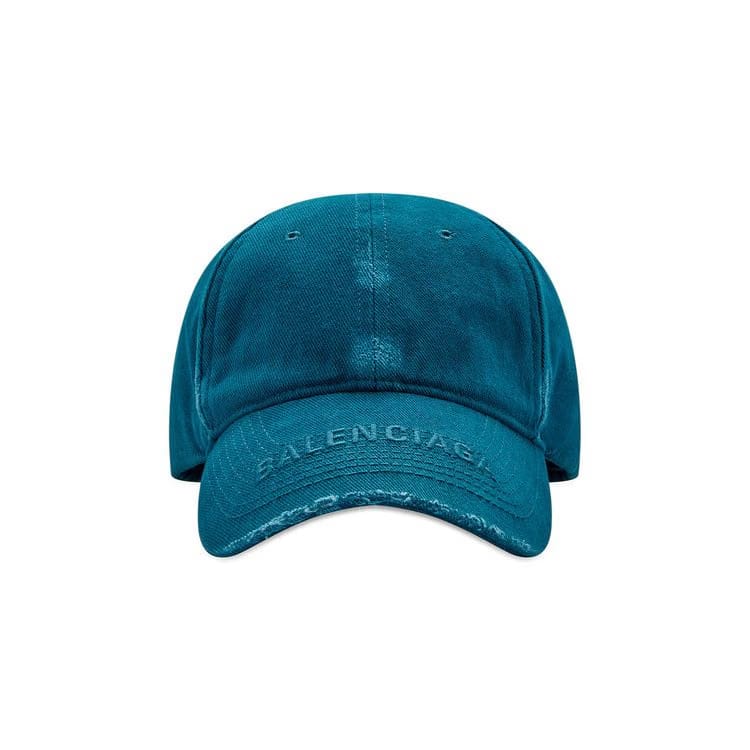 Balenciaga Logo Visor Cap Petrol