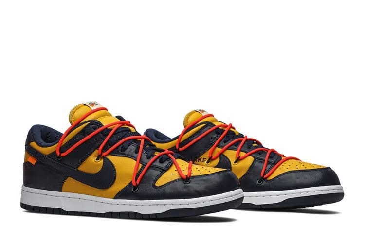 Off White x Dunk Low University Gold