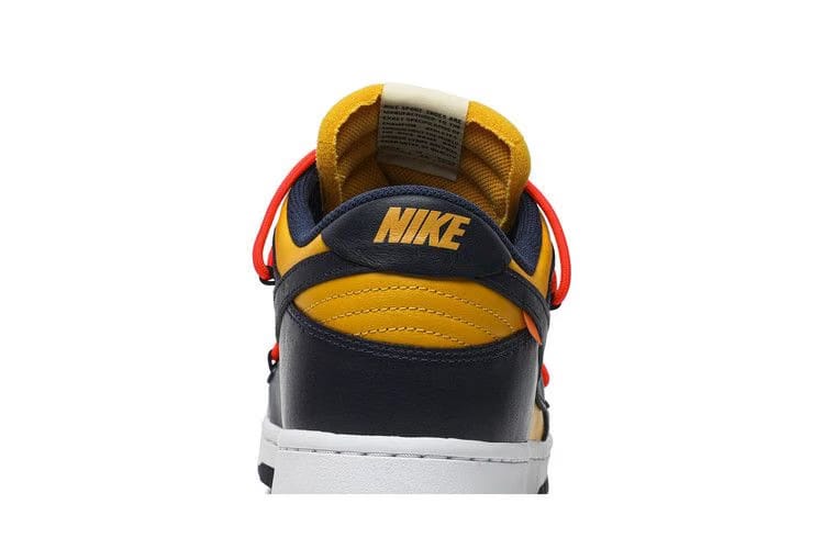 Off White x Dunk Low University Gold