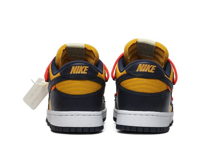 Off White x Dunk Low University Gold