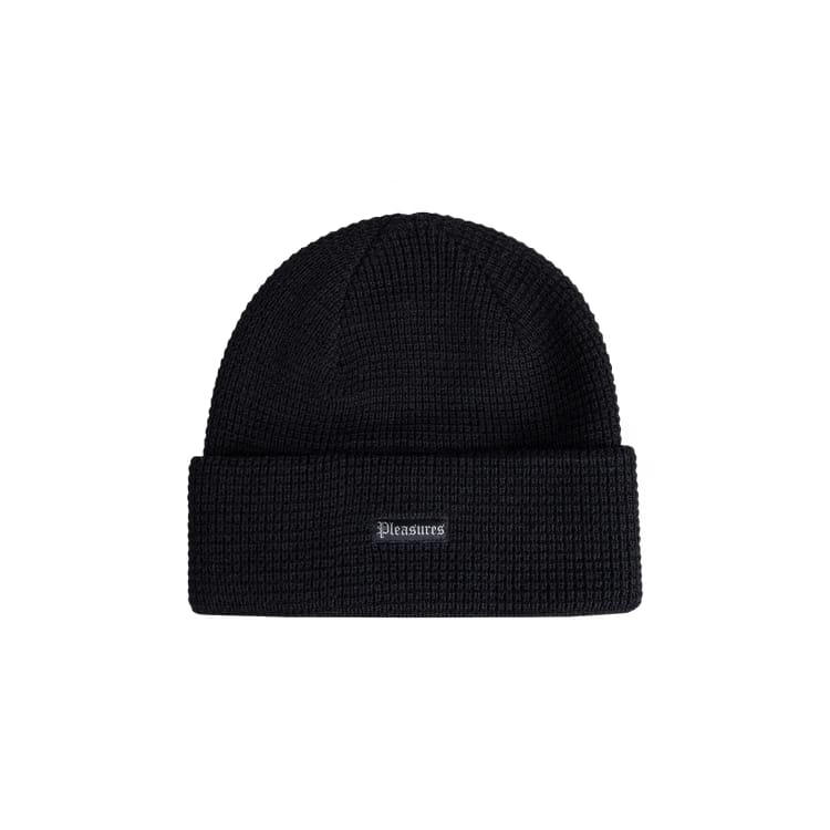 Pleasures Old E Waffle Beanie Black