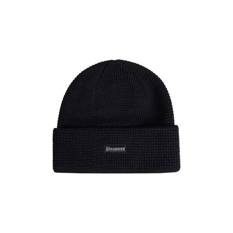 Pleasures Old E Waffle Beanie Black