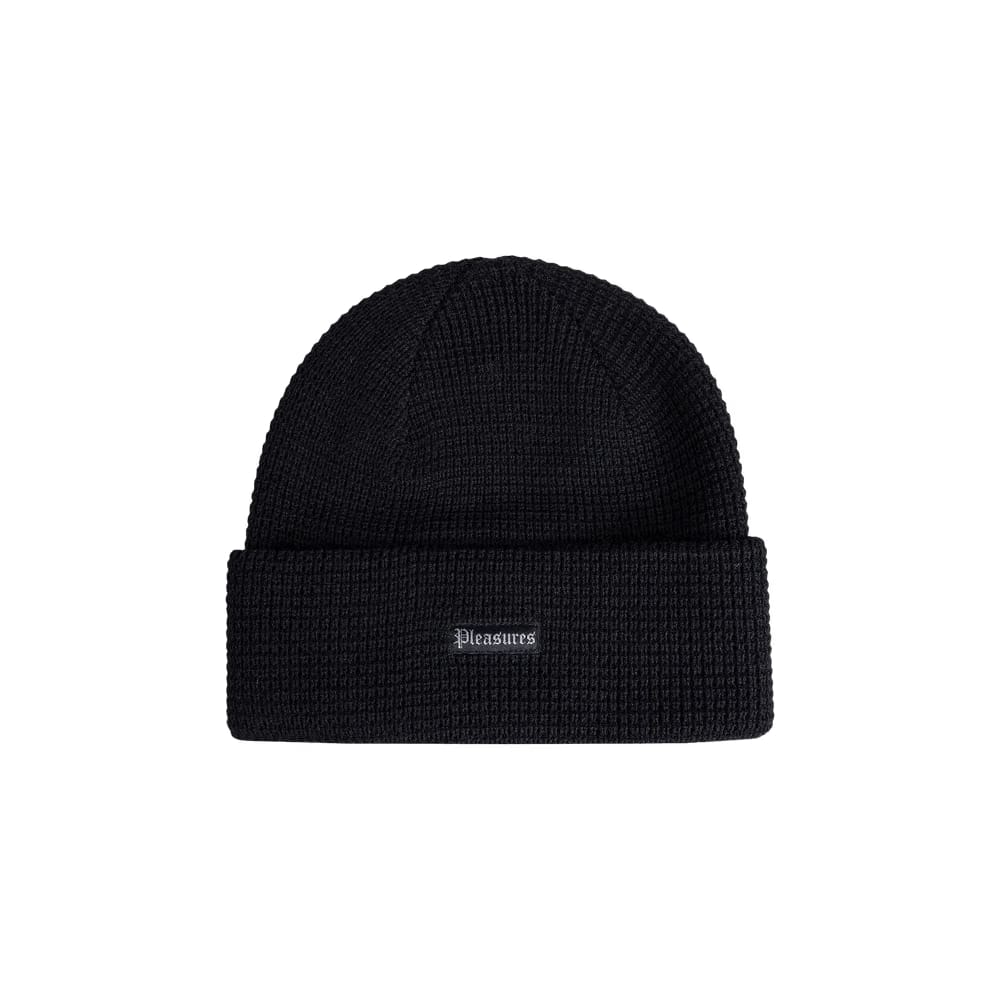 Pleasures Old E Waffle Beanie Black