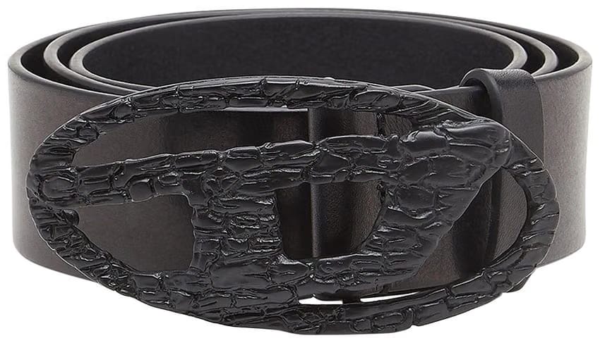 Diesel B-1DR Buckle Belt Black