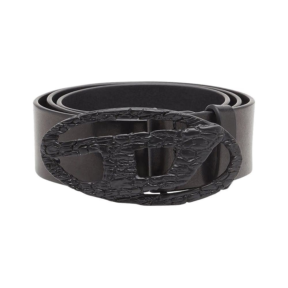 Diesel B-1DR Buckle Belt Black