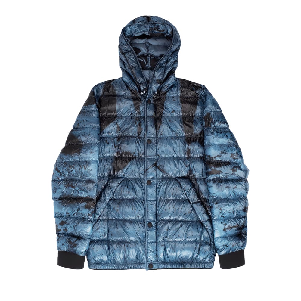 Moncler Charlos Bomber Shiny Jacket Blue