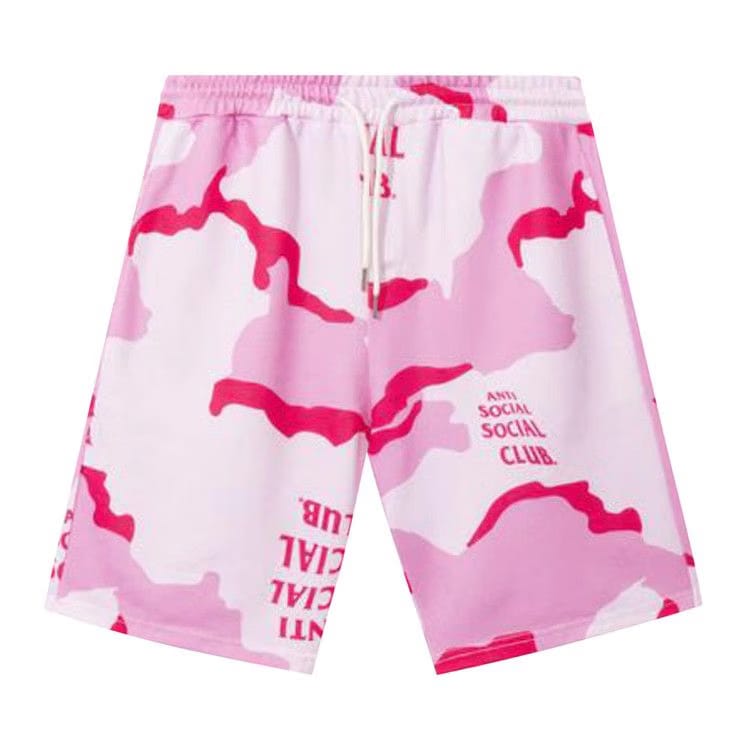 Anti Social Social Club Cotton Candy Shorts Pink Camo
