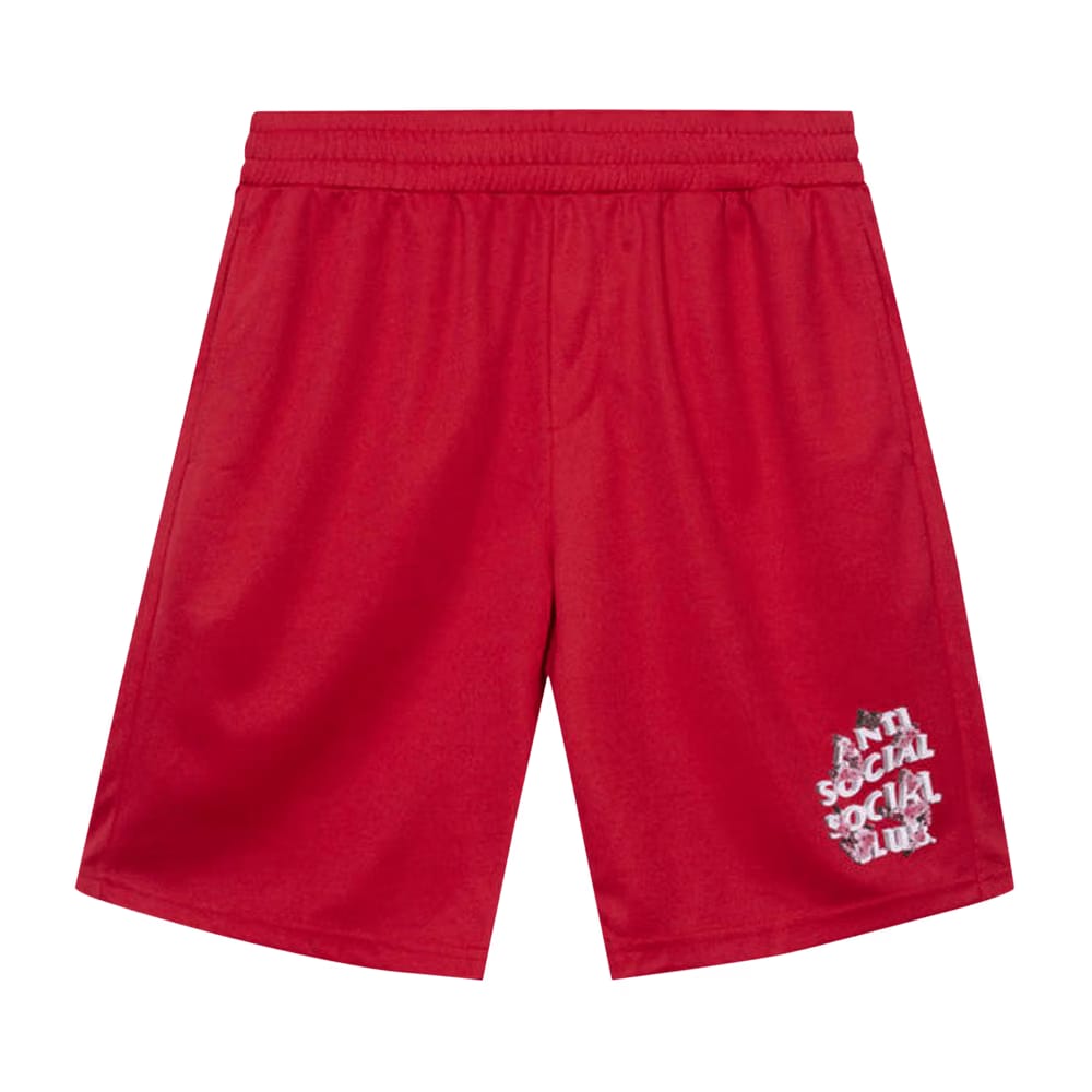 Anti Social Social Club Drama Club Mesh Shorts Red