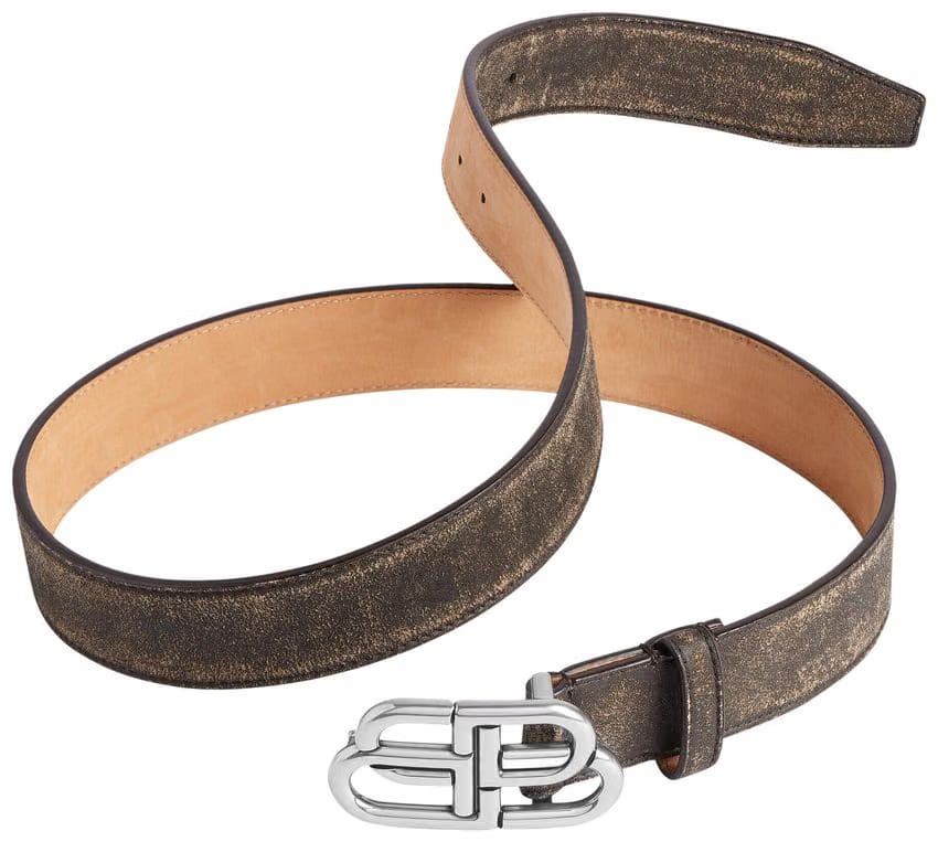 Balenciaga Large Belt Brown