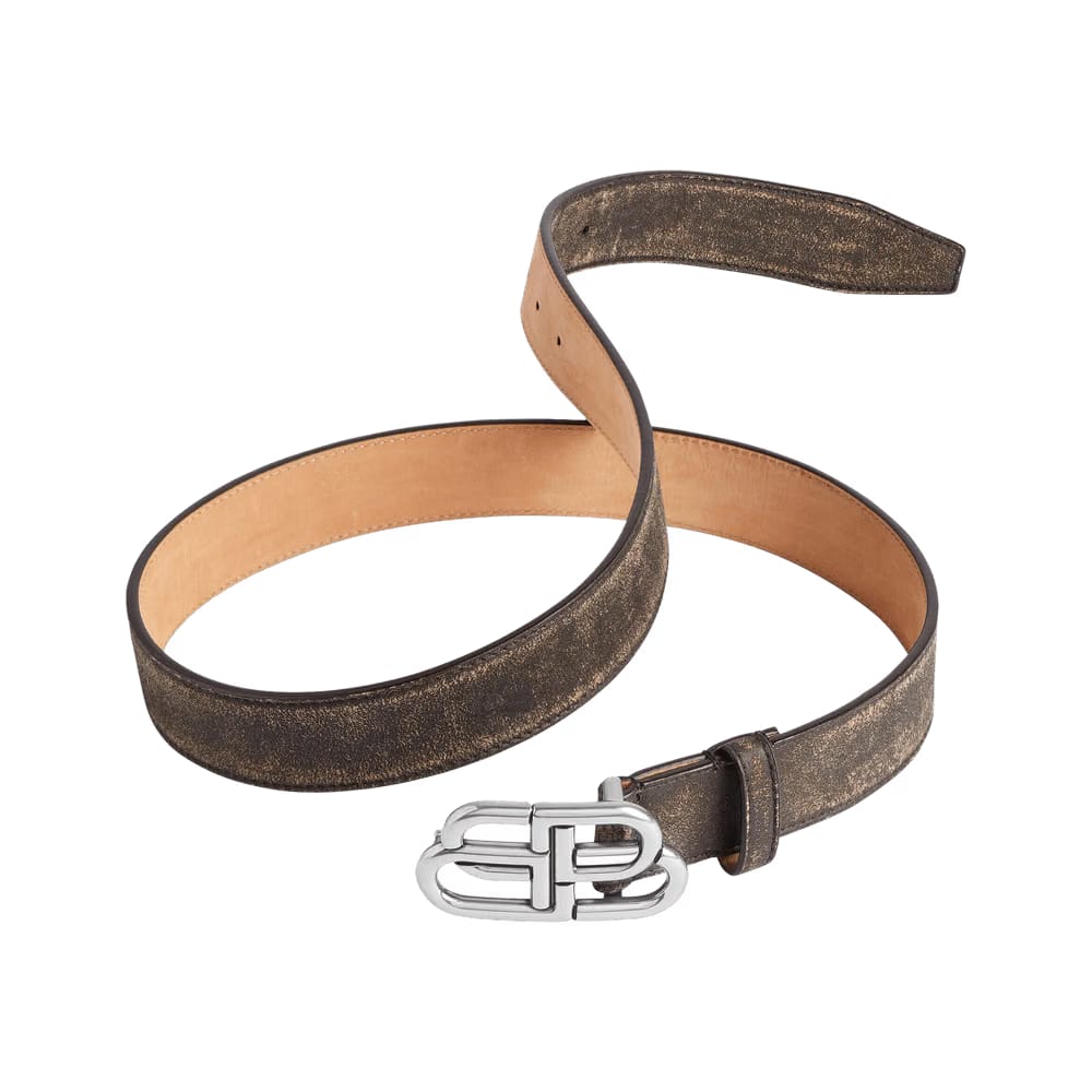 Balenciaga Large Belt Brown