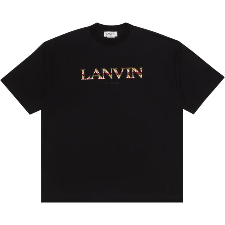 Lanvin Curb Oversized Fit T-Shirt Black