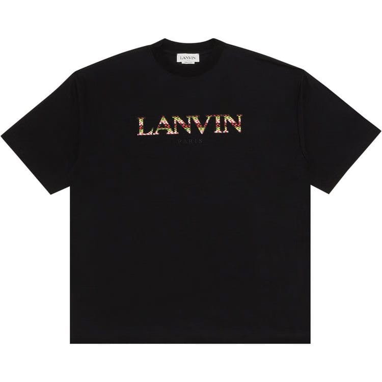 Lanvin Curb Oversized Fit T-Shirt Black