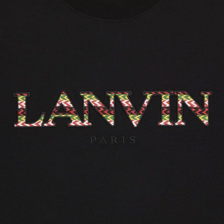 Lanvin Curb Oversized Fit T-Shirt Black