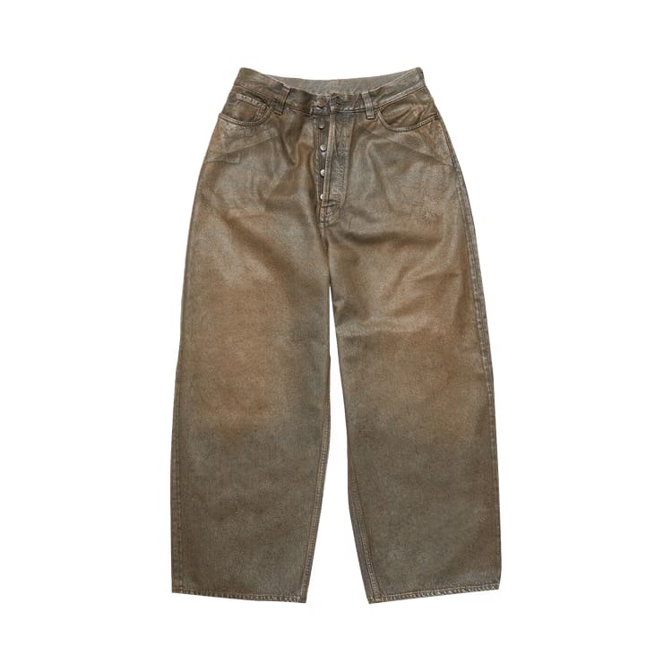 Acne Studios Super Baggy Fit Jeans Mid Blue