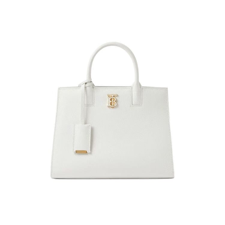 Burberry Mini Frances Tote Bag White