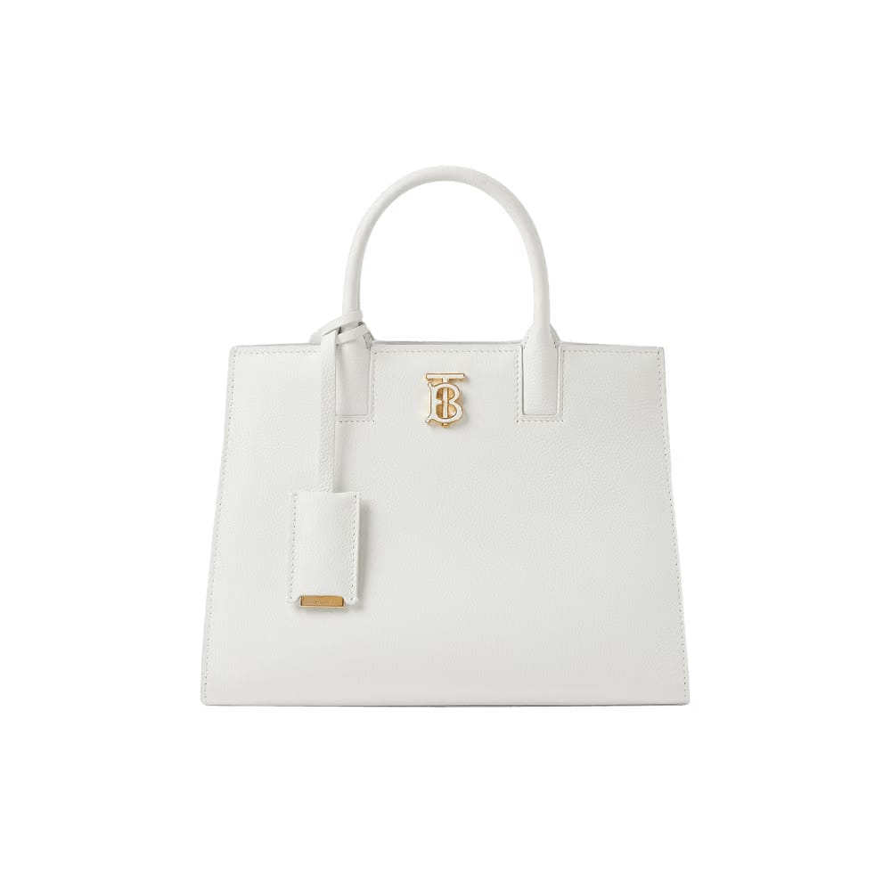 Burberry Mini Frances Tote Bag White