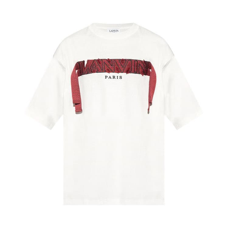 Lanvin Oversized Curblace T-Shirt White