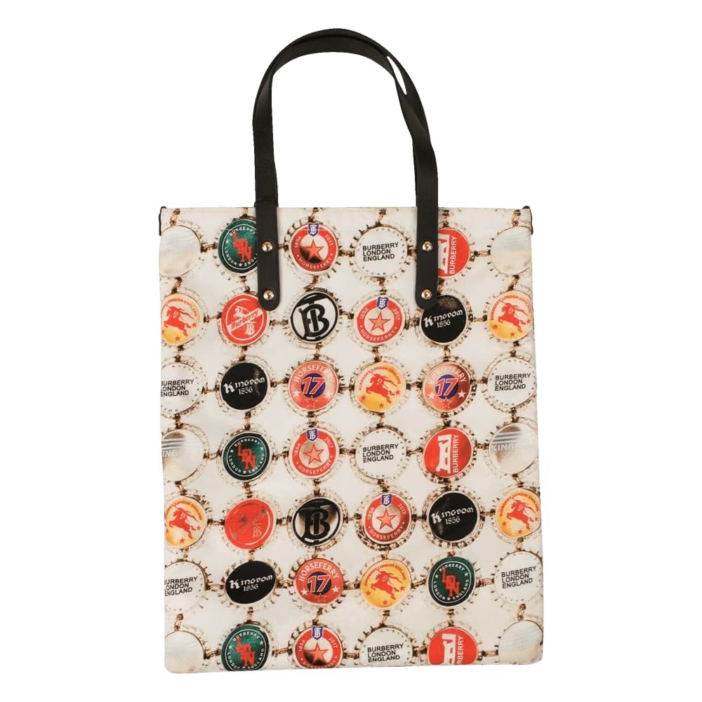 Burberry Print Tote Bag White/Multicolor
