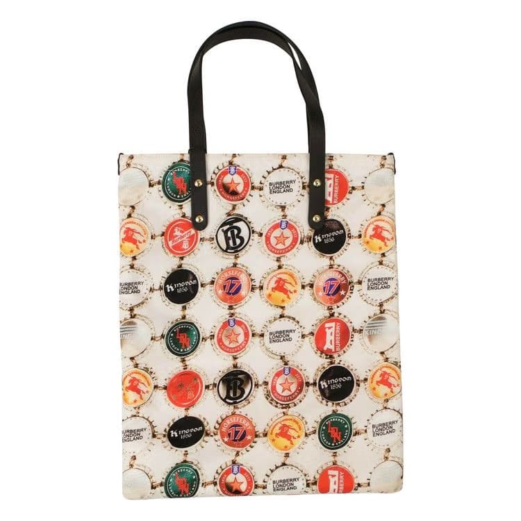 Burberry Print Tote Bag White/Multicolor