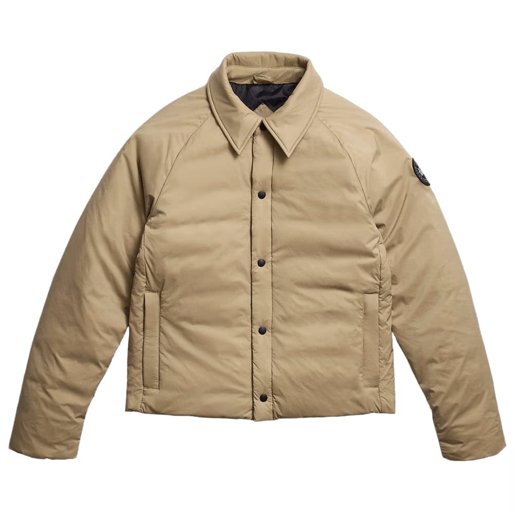 Canada Goose Lodge Coach Jacket Black Label Desert Sand