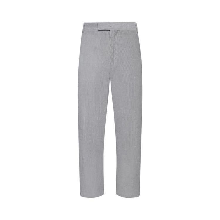 Thom Browne Unconstructed Straight Leg Single Welt Pocket Trouser Light Grey