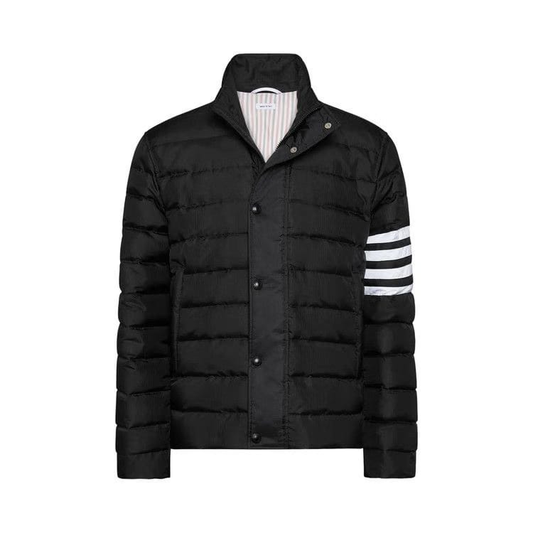 Thom Browne Lightweight Downfill 4 Bar Jacket Black