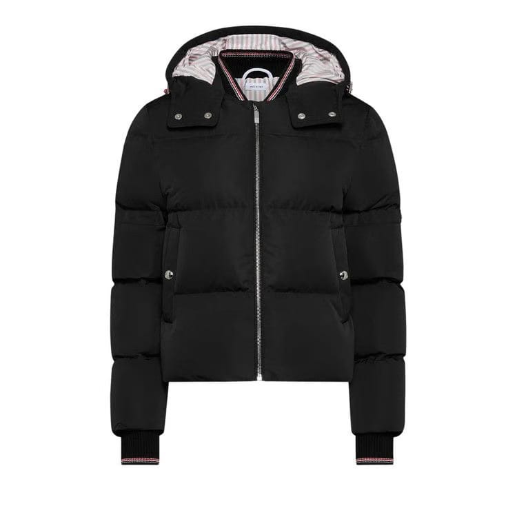 Thom Browne Removable Hood Down Jacket Black