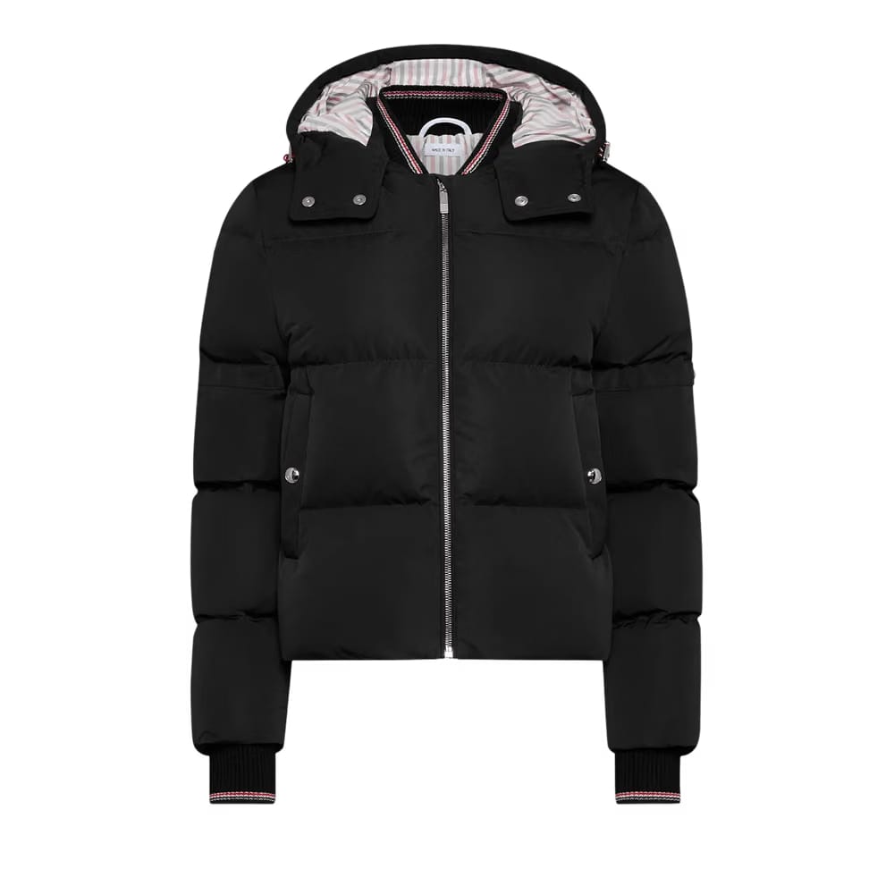 Thom Browne Removable Hood Down Jacket Black